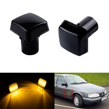 2x Amber LED Side Indicator Repeater Light For Ford Escort Orion MK2 MK3 Sierra