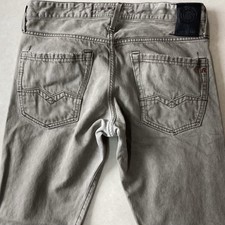 Mens Replay WAITOM REGULAR SLIM Grey Faded Jeans Size 32 R W32 L32 (483C)