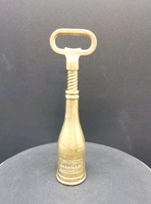 Vintage Brass Champagne Bottle