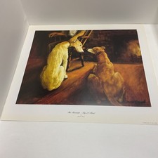 UNFRAMED PRINT GREYHOUNDS The