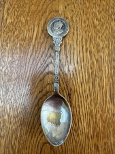George V1 And Elizabeth Silver plated Coronation Tea Spoon 1937