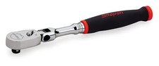 USED - SnapOn FHF80 (Red) 3/8 Drive Flex-Head Ratchet Soft Grip