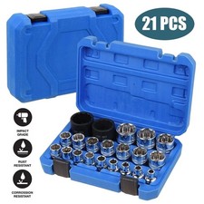 21pcs 8-36mm Spline Socket Set