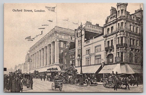 Oxford street london - london, postcard