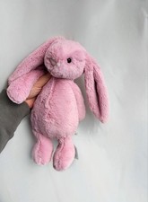 JELLYCAT BASHFUL PINK TULIP BUNNY. IN NEW CONDITION WITH PAPER TAGS.