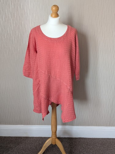 Sahara tunic top size coral - top,