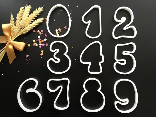 Numbers large 4 inches - numbers,