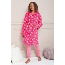 Girls Gorgeous Star Print Robe