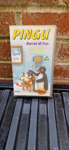 Pingu vhs video barrel fun - video,