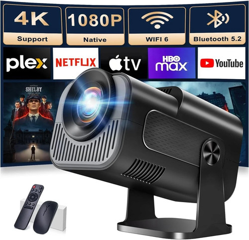 Mini projector 1080p full - mini, 4k,