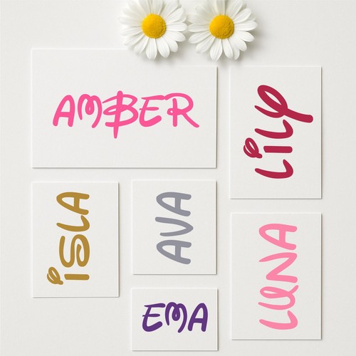 Personalised name sticker - personalised,