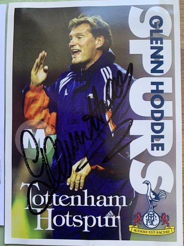 Glenn hoddle autograph - glenn,