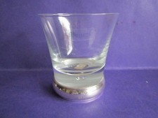 VINTAGE STERLING SILVER & GLASS WHISKEY TUMBLER BROADWAY & CO.
