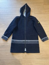 STONE ISLAND PANNO JACQUARD HOODED DUFFLE JACKET SIZE XL PIT TO PIT 25 INCHES