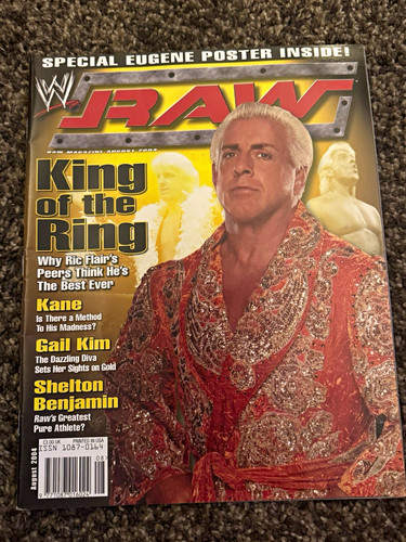 Wwe raw magazine - raw, august