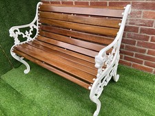 Rustic Cast Iron Garden Bench & Patio Bench garden Furniture