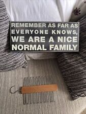 wooden Box sign, & TIE HANGER Bundle