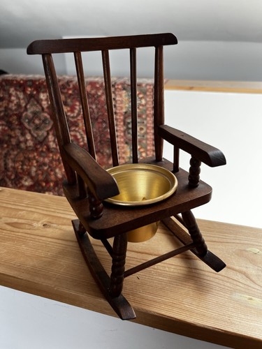 Vintage miniature wooden - miniature,