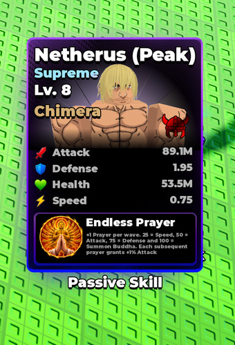 Netherus level roll anime - level, to