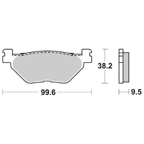 Brake pads sbs 769hf for - sbs,