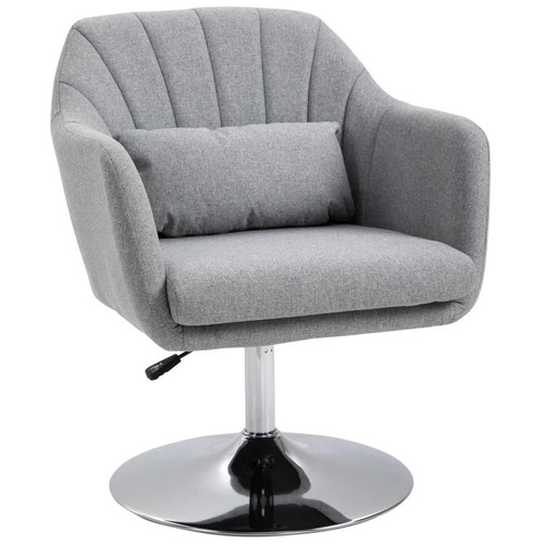 Swivel accent chair linen - chair,