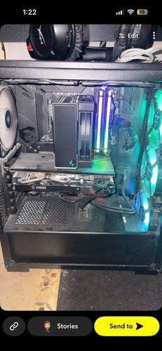 Full setup with - setup, monitor