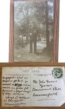 Vintage Postcard, Aberdare, Trecynon, Park Inspector, J Williams, Welsh Language