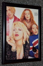 COURTNEY LOVE hole band A4 FRAMED original promo  ART picture poster