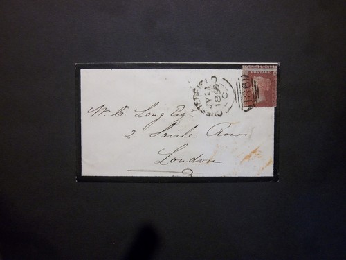 1856 red misperf - gb,