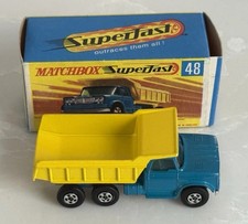 Matchbox Superfast No48 Dodge Dump Truck Mint in Box