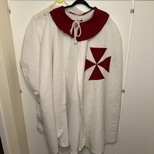 Knights Templar Mantle Cloak Medieval Crusader Cloak Regalia 2 Piece Preceptors