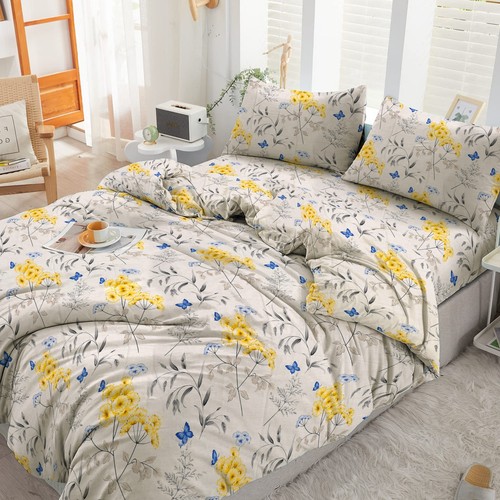 4pc egyptian printed - egyptian, cotton
