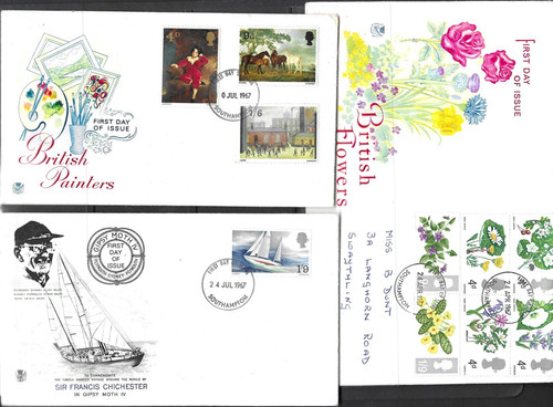 1967 fdc 2 - gb, x