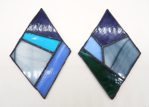 Vtg stained glass - vtg, suncatcher