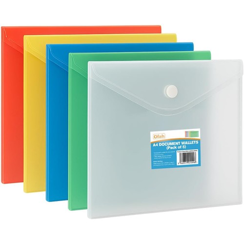 Pack document wallets - 5,