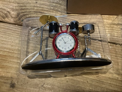 Miniature novelty clock drum - clock,