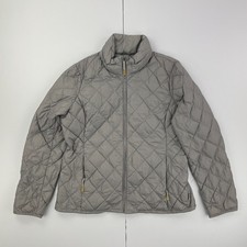 32 DEGREES Jacket 16 Grey Womens Coat Padded Quilted Short Feather Down
