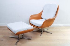 A mid-century lounge chair in