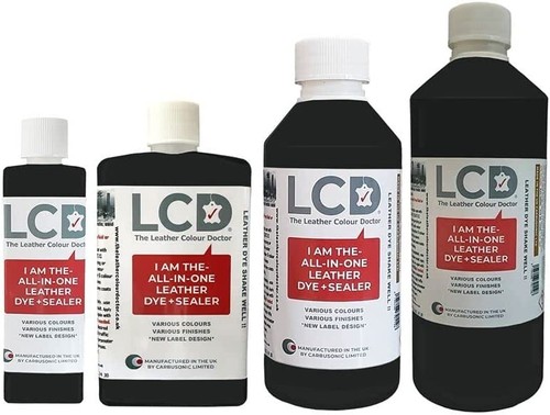 Leather colour restorer paint