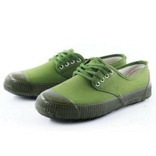 Men Chinese PLA Canvas Shoes Low Top Forest Camouflage Hiking Liberation Boots