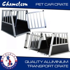 Pet car travel crate aluminium - pet,