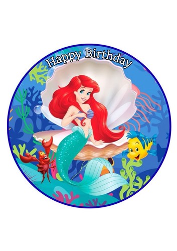 Ariel birthday cake toppers - ariel,