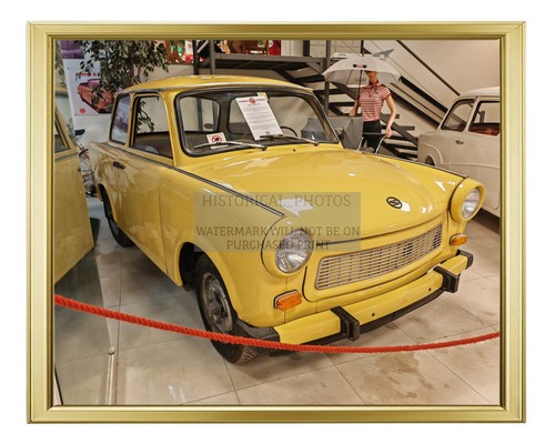 Yellow trabi classic car malta - classic,