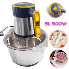 5L Electric Meat Grinder Mincer Mixer Blender Food Chopper Processor Blender New