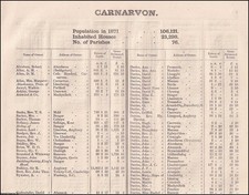 1873. CARNARVONSHIRE. THE