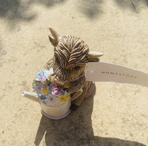 Highland cow ornament figurine - highland,