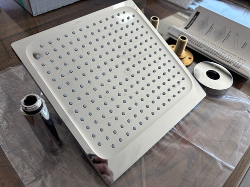Hansgrohe chrome square rain - square,
