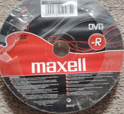 Maxell dvd 7gb 16x - maxell, dvd-r