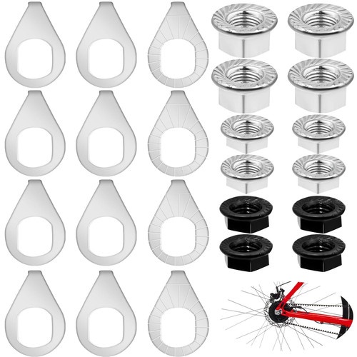 24pcs bike axle nuts safety - 24pcs, &