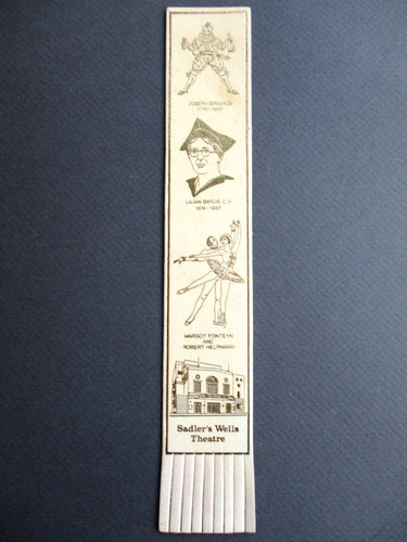 Leather bookmark sadlers wells - sadlers,